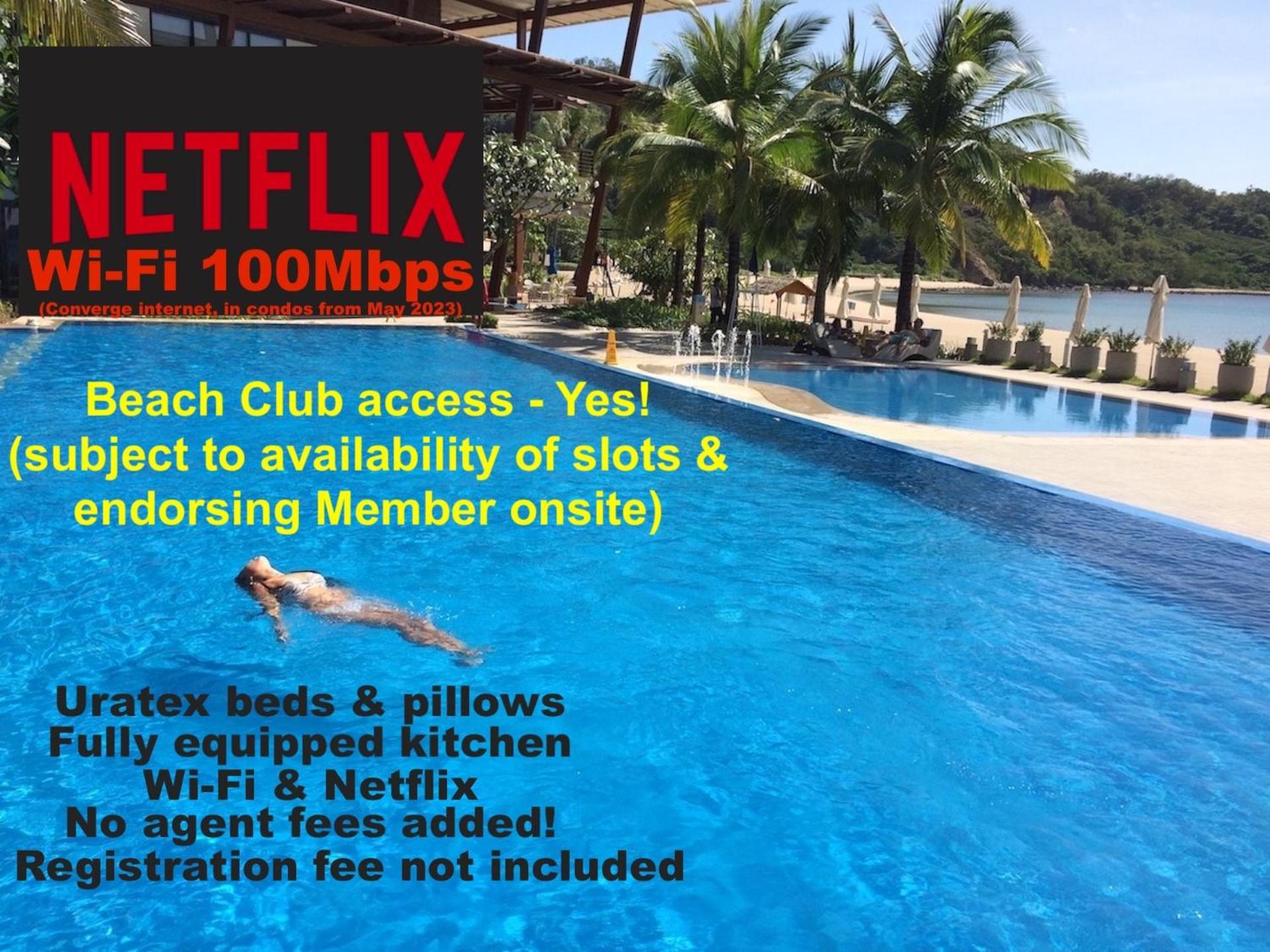 נסוגבו Beach Condos At Pico De Loro Cove - Wi-Fi & Netflix, 42-50"Tvs With Cignal Cable, Uratex Beds & Pillows, Equipped Kitchen, Balcony, Parking - Guest Registration Fee Is Not Included מראה חיצוני תמונה